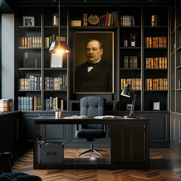 Dignified Formal Portrait Art Classic Historical or Presidential Poster