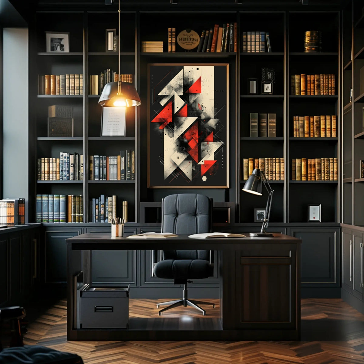 Geometric Abstraction Abstract Poster