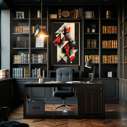 Geometric Abstraction Abstract Poster