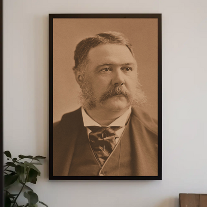 Chester A. Arthur 21st President Sepia Photo