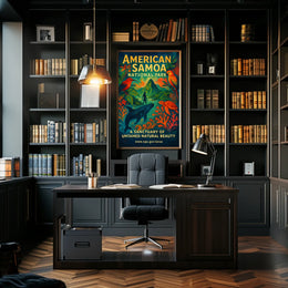 American Samoa Sext National Park Poster