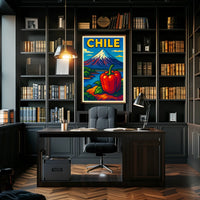 Chile A Vibrant Landscape Poster