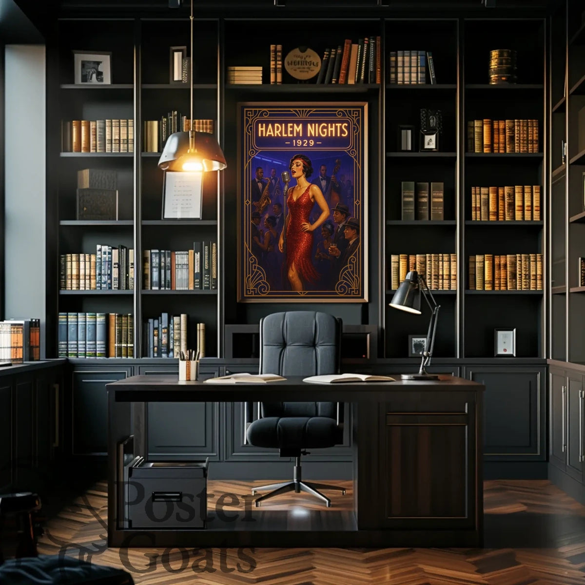 Harlem Nights Jazz Age Music or Concert Poster