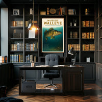 Majestic Walleye Poster