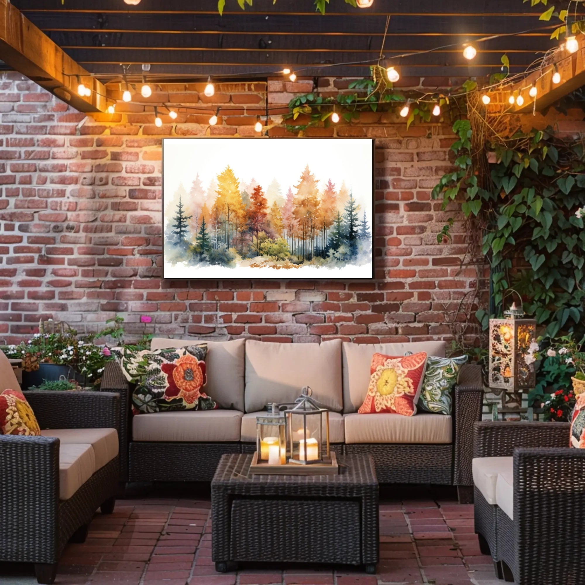 Autumn Forest Serenity Poster