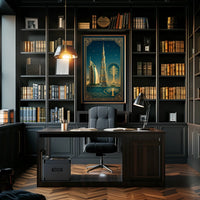 Art Deco Dubai Poster