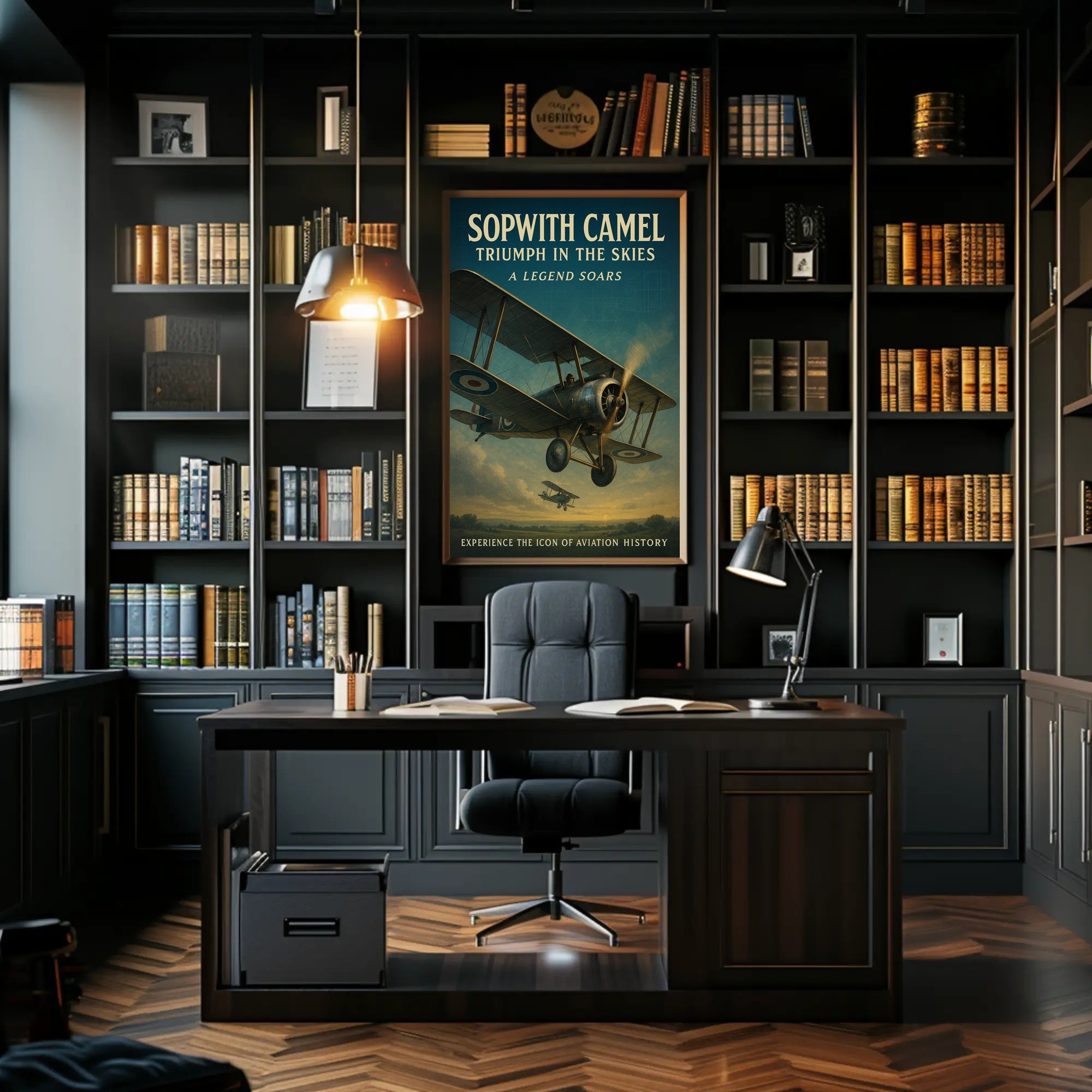 Sopwith Camel Triumph Vintage Aviation Historical or Presidential Poster