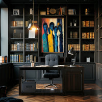 Abstract Ensemble Poster Print Modern Wall Art