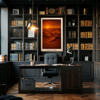 Dunes of Time: Scenic Adventure Travel Poster