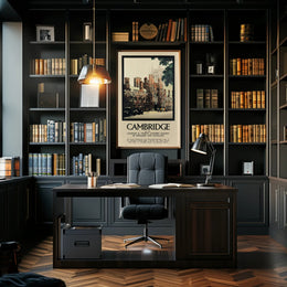 Cambridge Travel Nostalgia: Historic Railway Poster PosterGoat