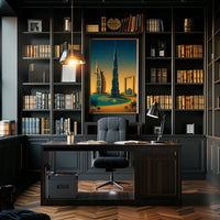 Iconic Dubai Landmarks Poster