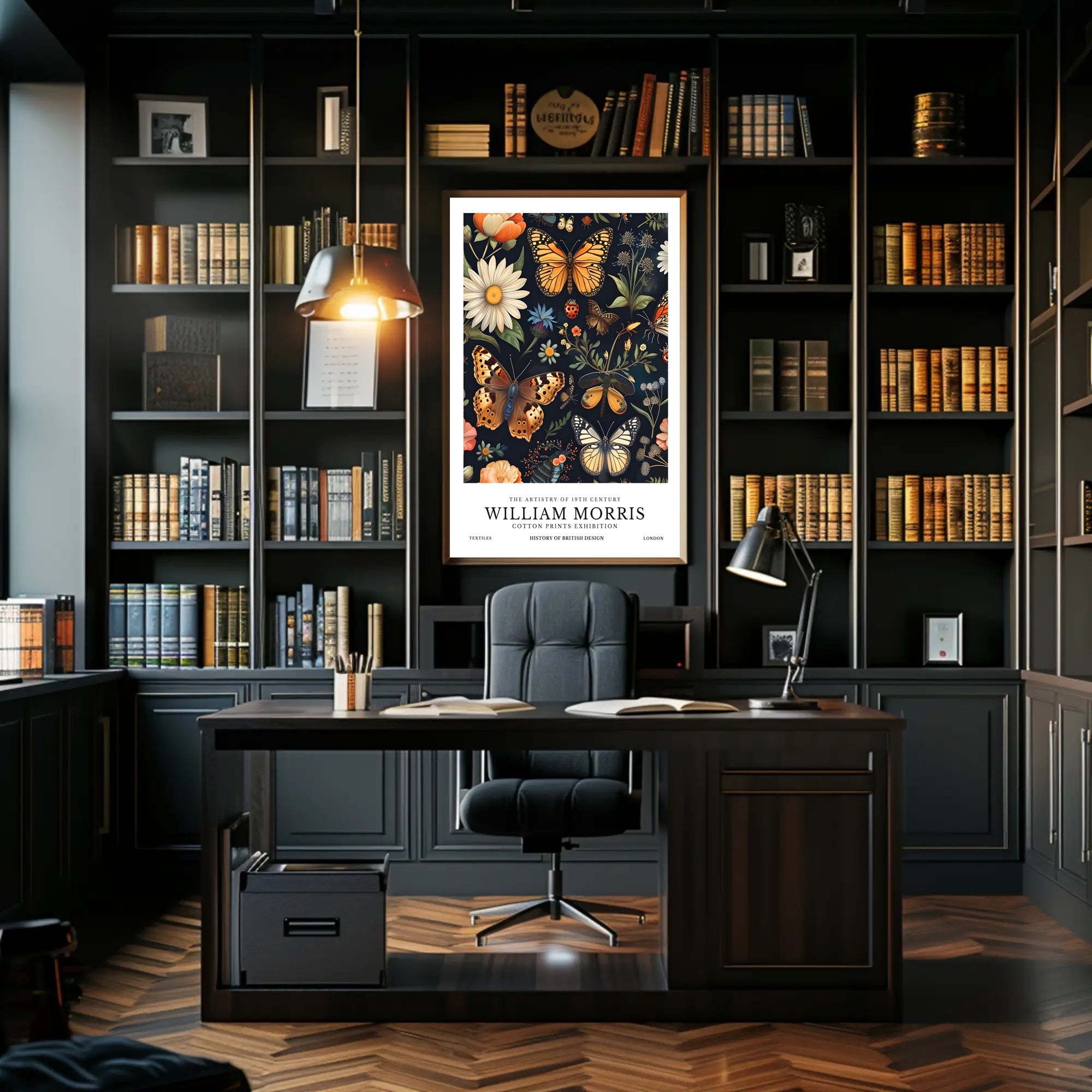 William Morris Exhibition Heritage Poster