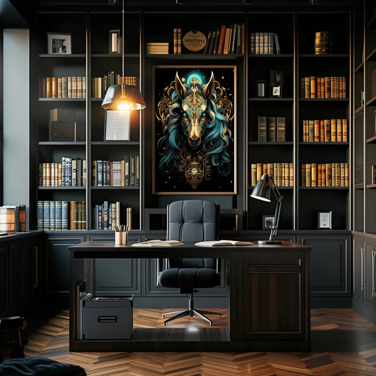 Celestial Equine Majesty Poster