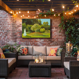 Tranquil Garden Scene Poster