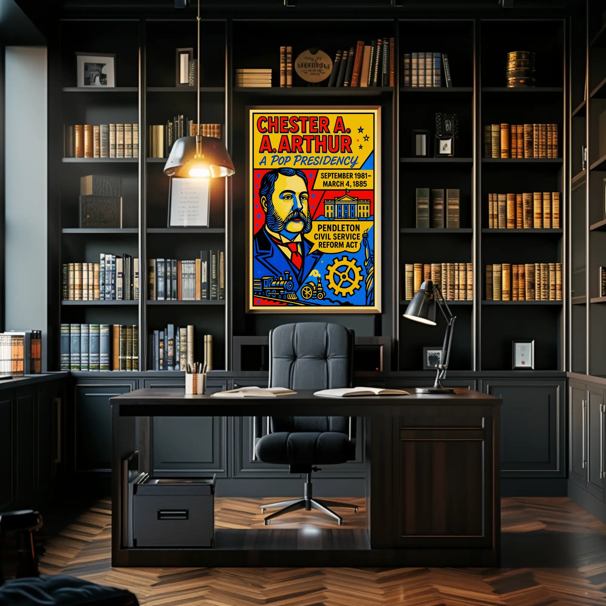 Chester A. Arthur A Pop Presidency Poster PosterGoat