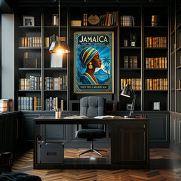 Discover Jamaica Visit the Caribbean Poster PosterGoat