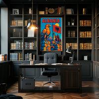 Albania A Vibrant Tribute Poster
