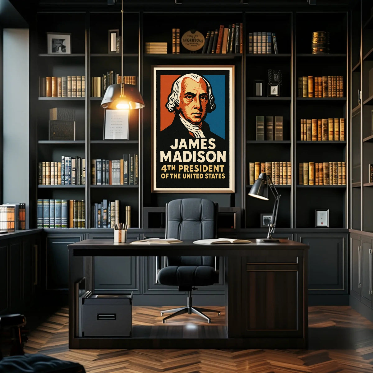 James Madison 4th President Poster