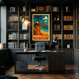 Honolulu Paradise Poster