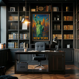 New York Cityscape Poster