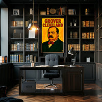Grover Cleveland Vintage Portrait Poster