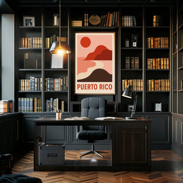 Puerto Rico Scenic Art Poster