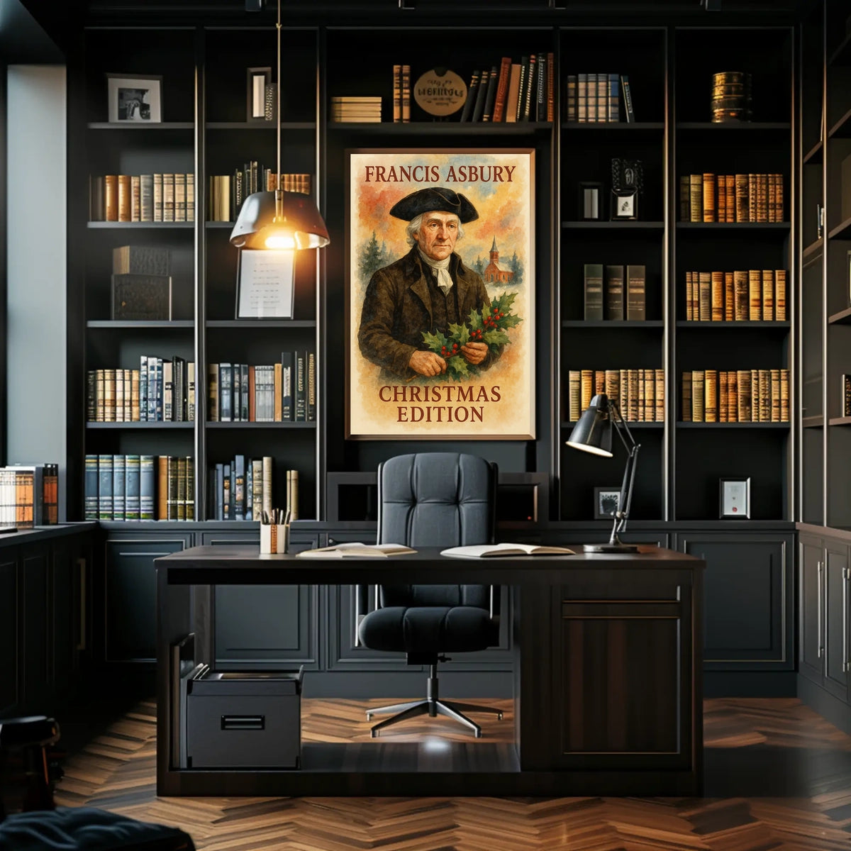 Historical Francis Asbury Christmas Edition Poster