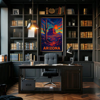 Arizona Desert Landscape Poster