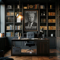 Donald Trump 47th President Poster