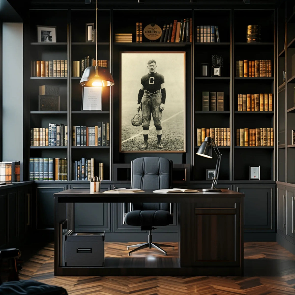 Vintage Football Legend Poster