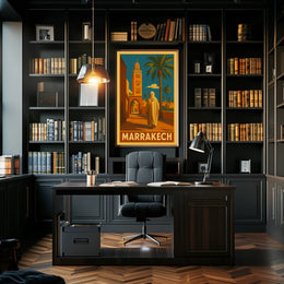 Marrakech Travel Poster