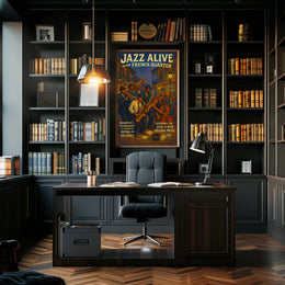Jazz Performance in New Orleans Music or Concert Poster