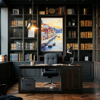 Portugal Porto Ribeira Riverside Poster