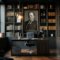 Dignified Portrait of Man in Suit - Historical Poster