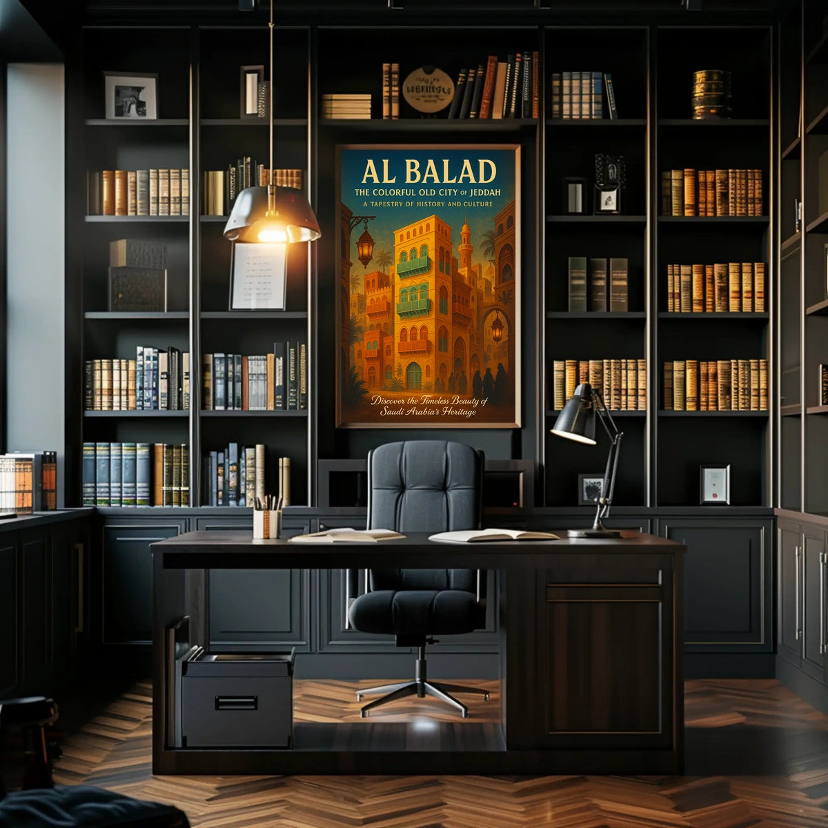 Al Balad The Colorful Old City Of Poster