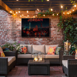 Jordan A Nighttime Cityscape Poster