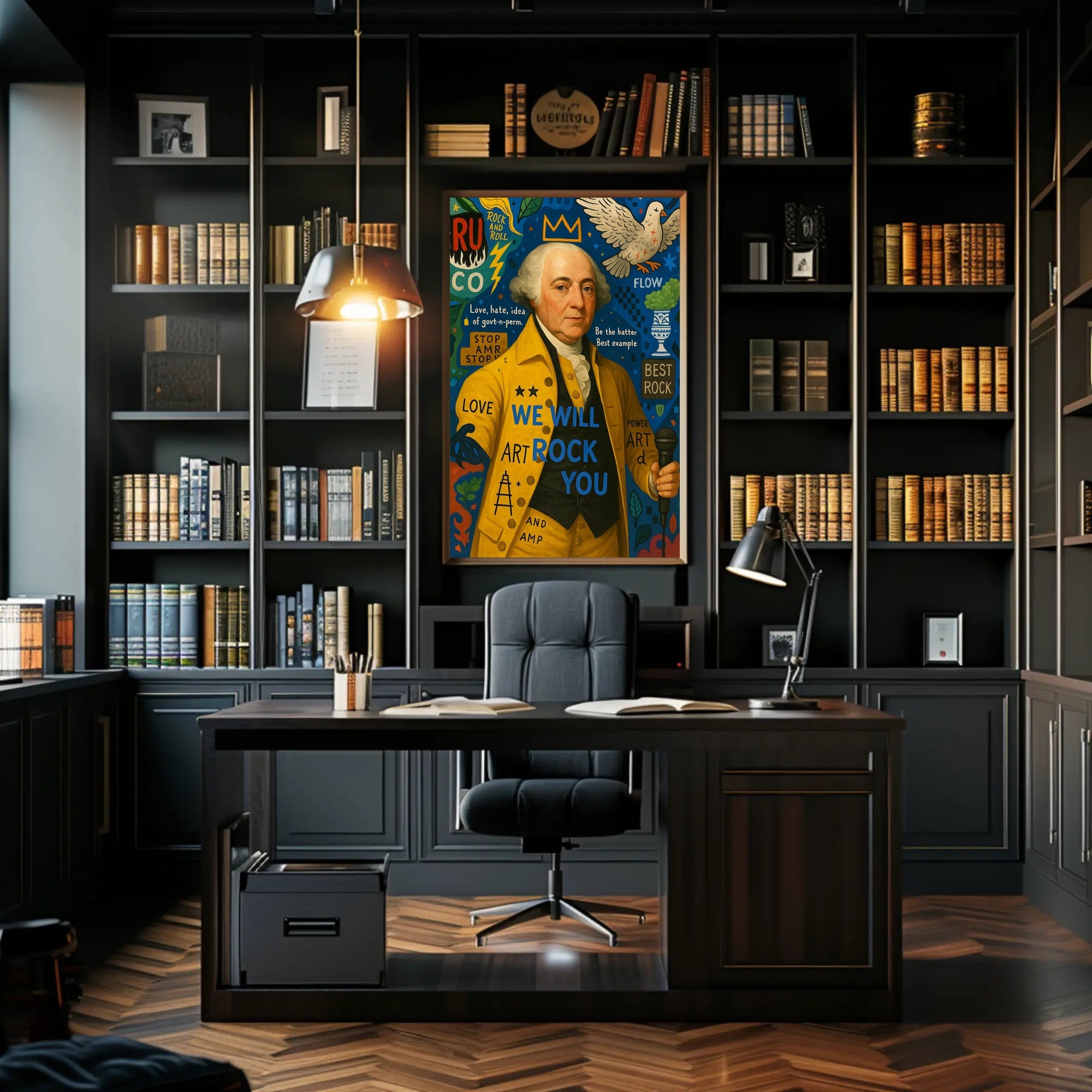 18th Century Rock Fusion Art for Modern Spaces