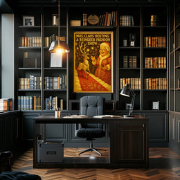 Mrs. Claus Hosts a Reindeer Fashion Show Poster