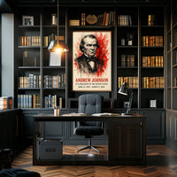 Andrew Johnson Portrait Historical or Presidential Poster