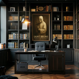 Saint Bruno Founder Of The Carthusians Poster