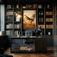 F-84 Thunderjet Lead Sled Poster PosterGoat