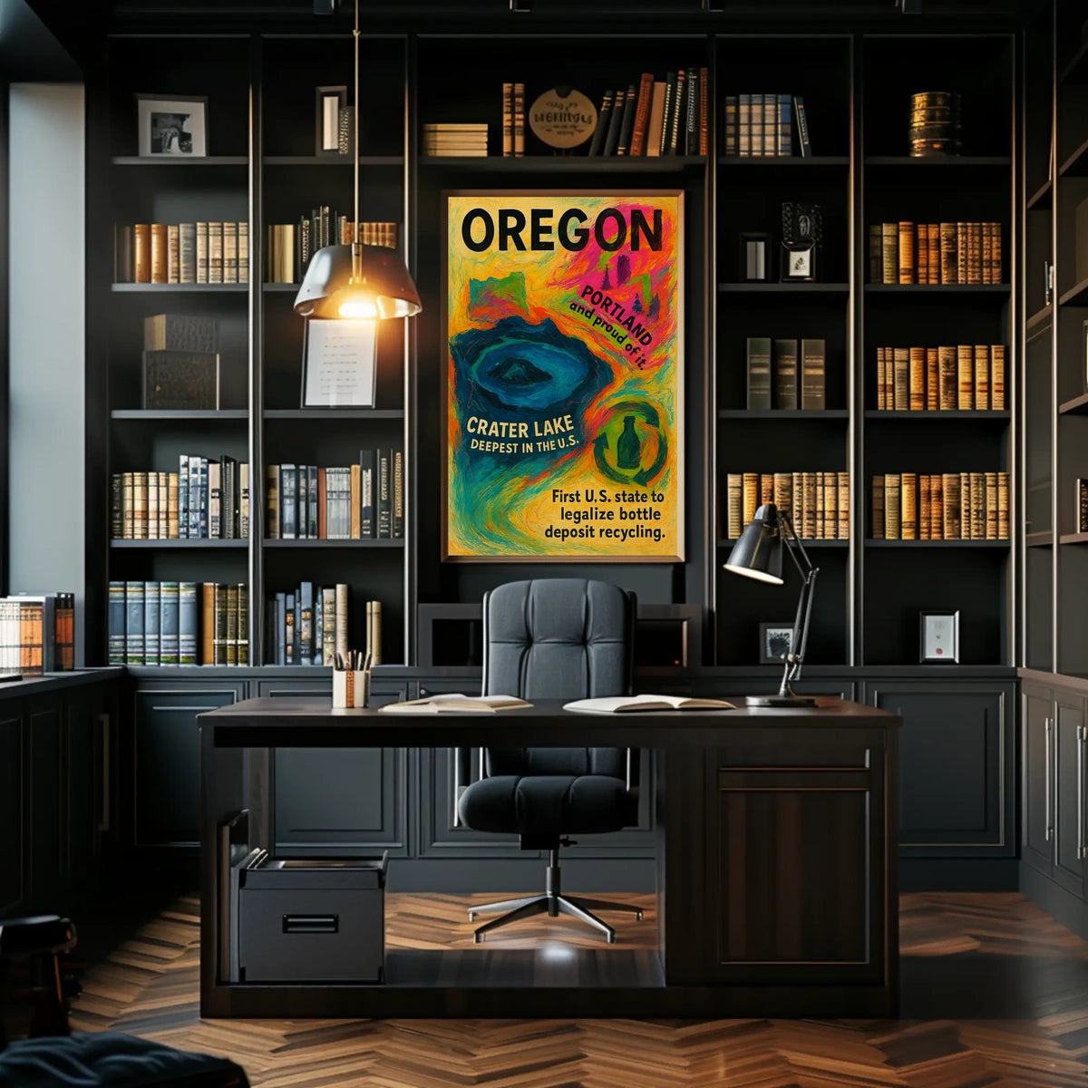 Oregon Pioneer In Environmental Poster