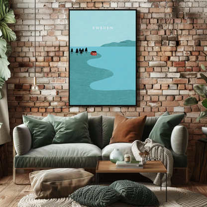 Sweden: Serene Landscape Poster