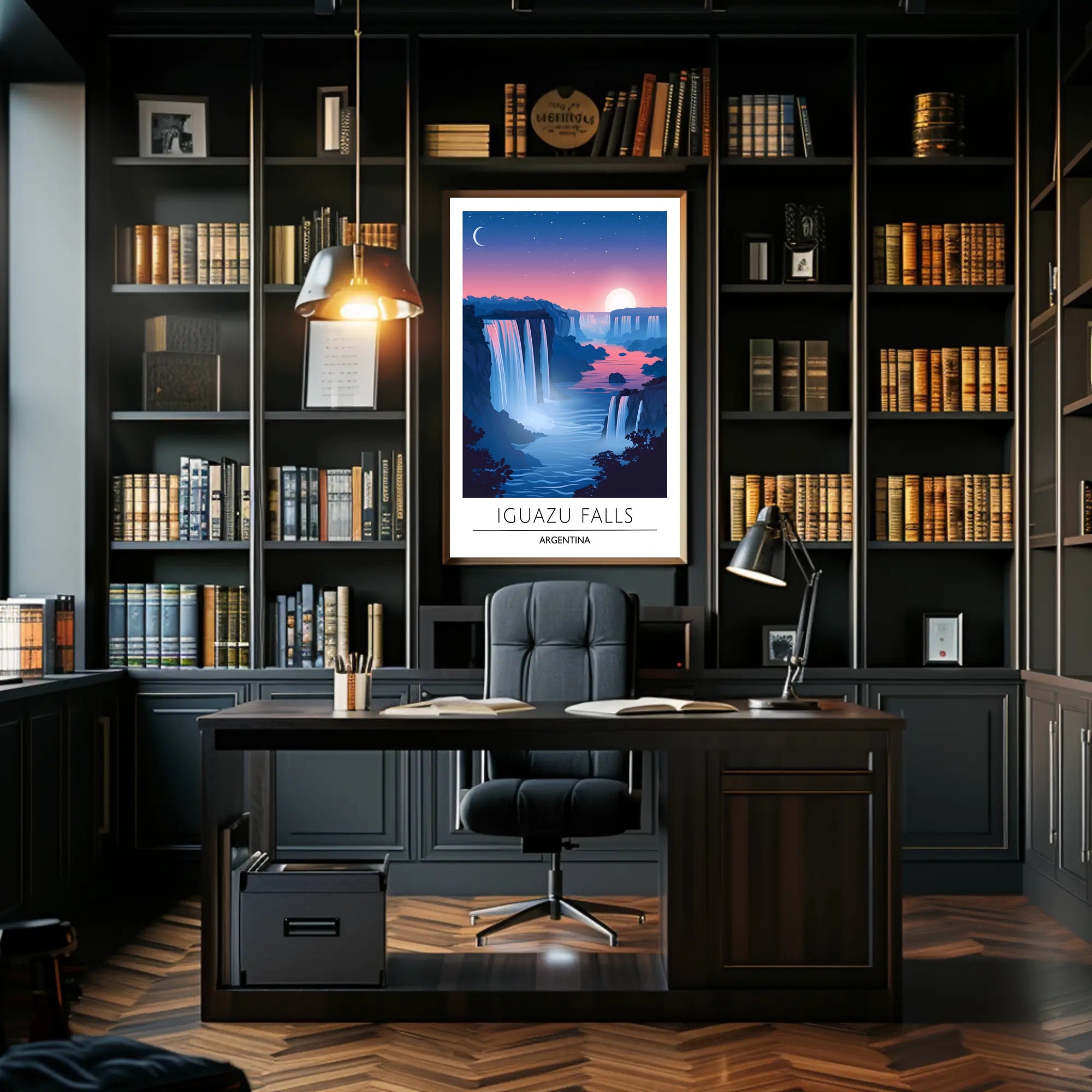 Iguazu Falls Dreamscape Travel Poster