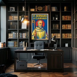 St. Bernard of Clairvaux Poster