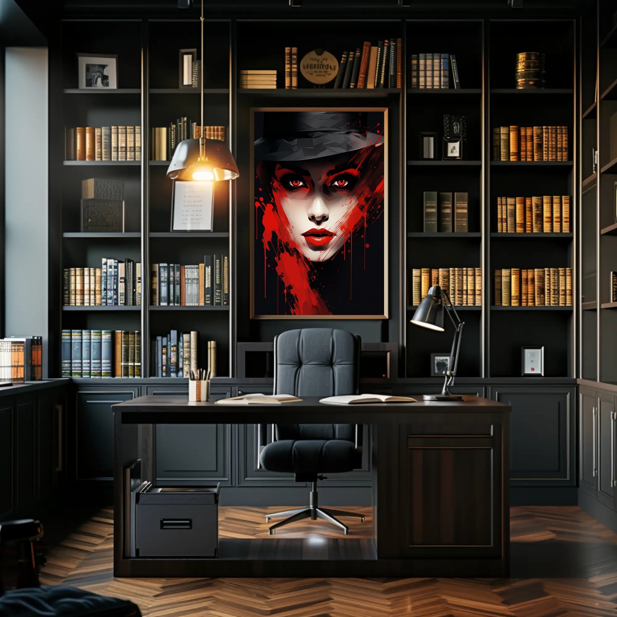 Enigmatic Elegance Poster