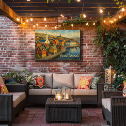 Faroe Islands Scenic View Poster