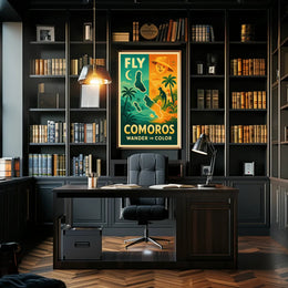 Comoros Adventure Wanderlust Travel Poster PosterGoat