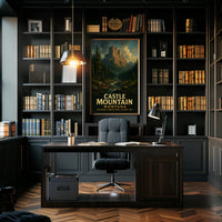 Castle Mountain In Montana Poster