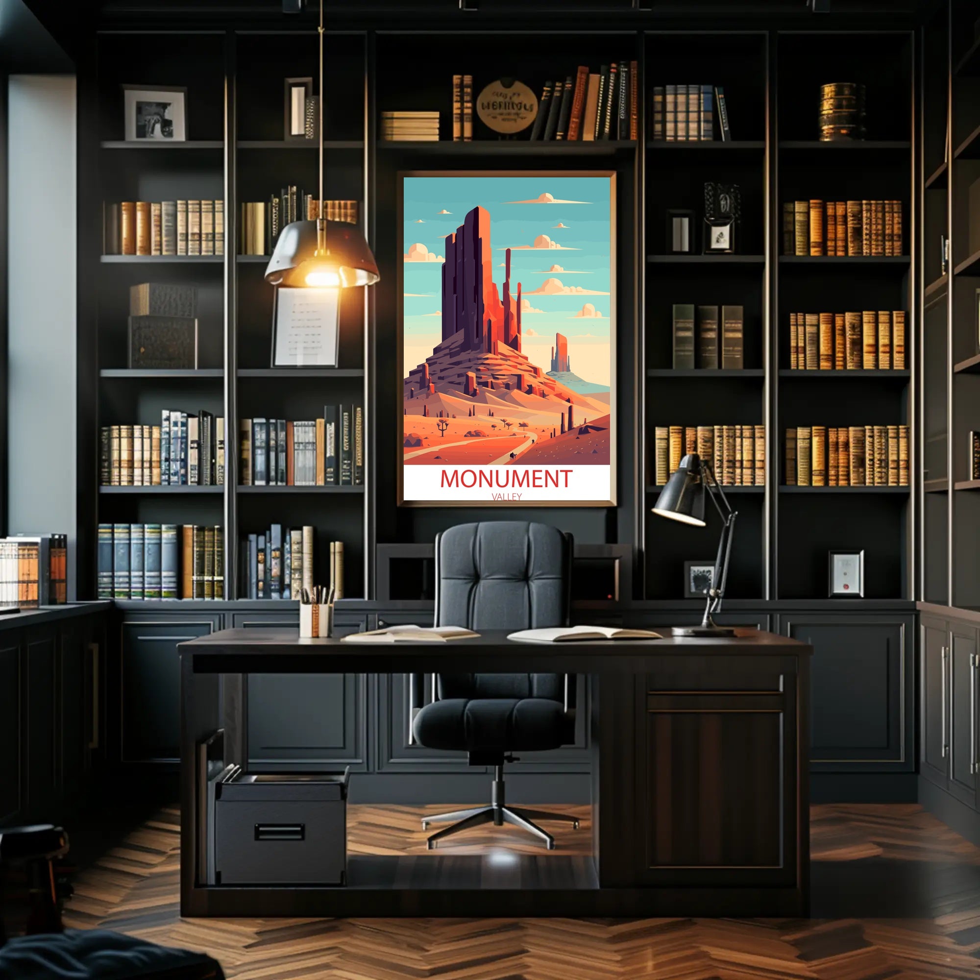 Monument Valley Sunrise Adventure Travel Poster